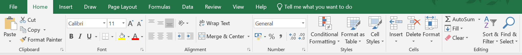 Home Tab